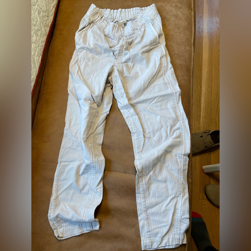 Gap beige/neutral elastic waist pants